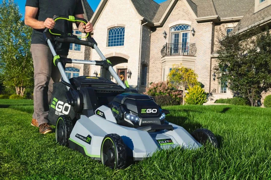 small electric mower